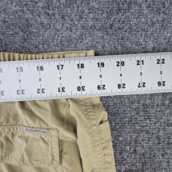 EXOFFICIO Men's Large‎ 36-38 Lt Khaki Convertible Nylon Pants With Insect Shield - Picture 5 of 8